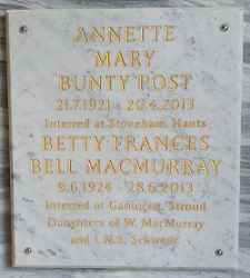 Bunty Post & Betty MacMurray