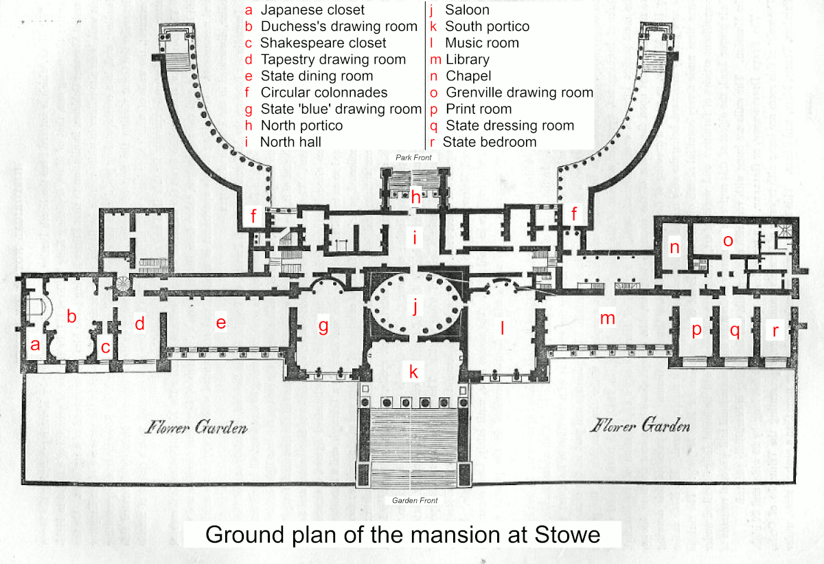 Stowe House (plan)